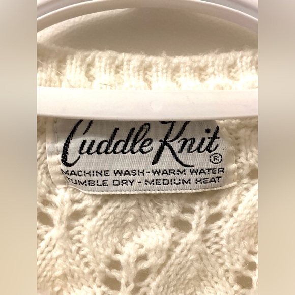 Gorgeous vintage cream cardigan. - Picture 5 of 7